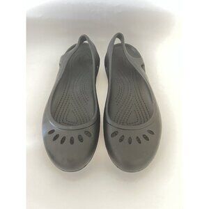 Crocs Kadee Ballet Flats Shoes  Slip On Black Women size 6M